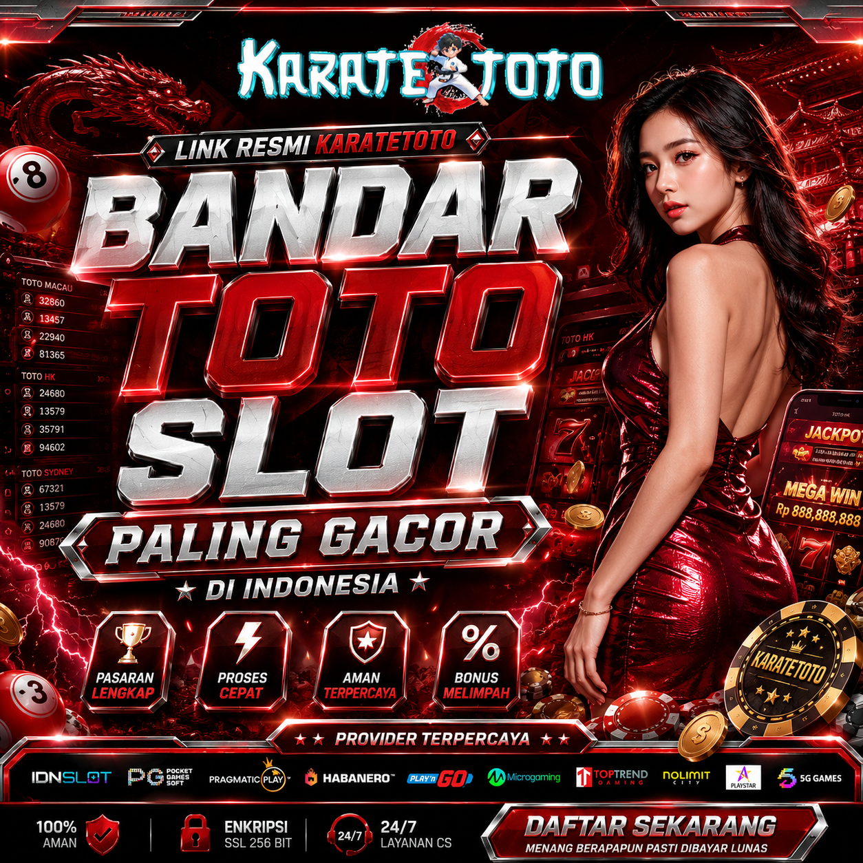 KARATETOTO: Anomali Situs Toto Slot dengan Intensitas Gacor di Setiap Spin by Hey siriusly